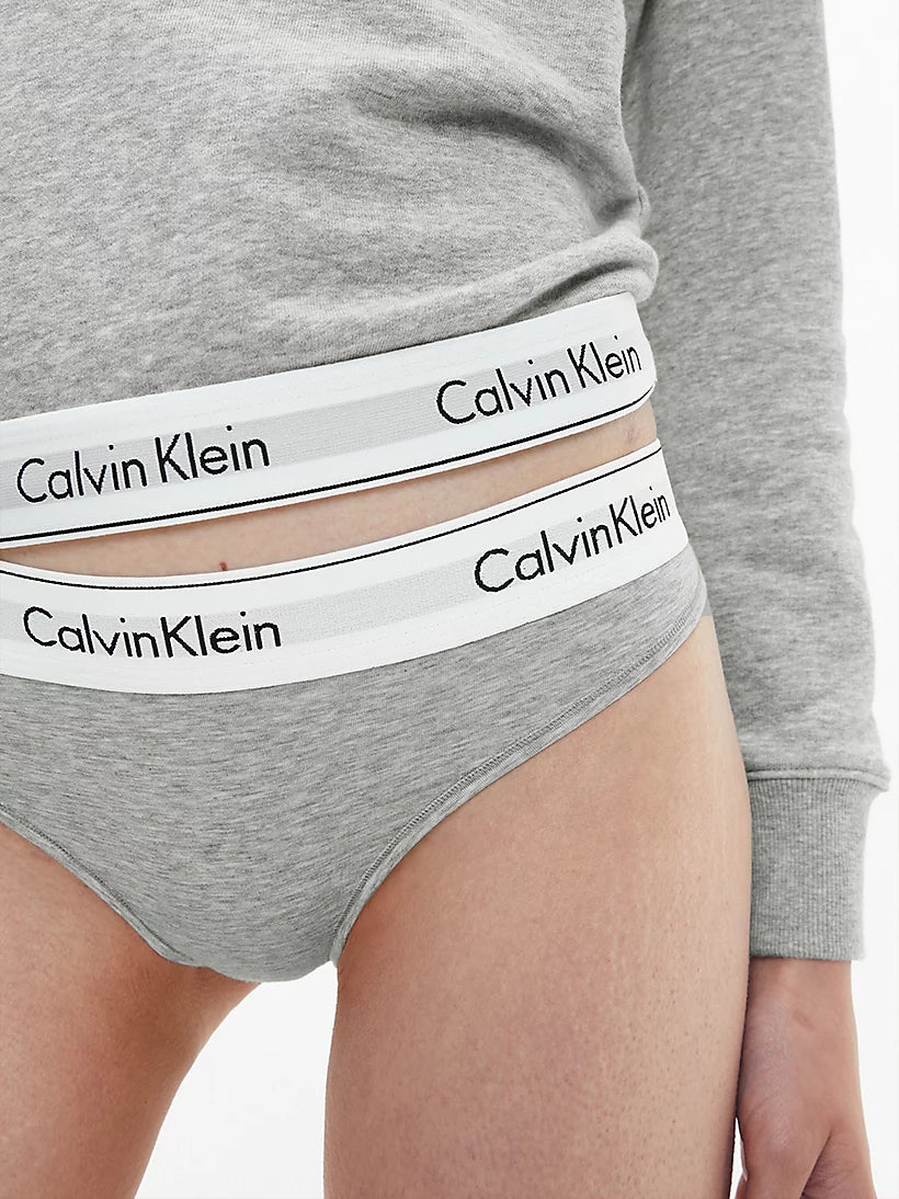 Calvin Klein Modern Cotton Brazilian Brief - Grey Heather