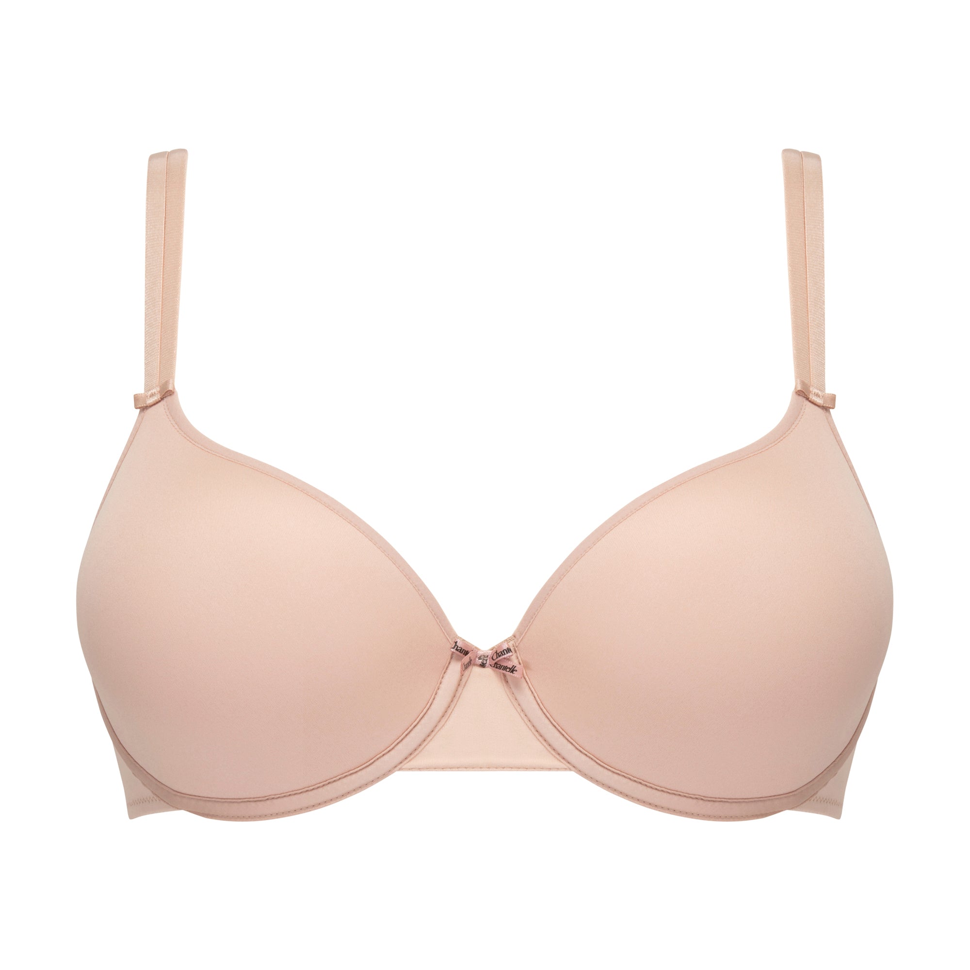 CHANTELLE - BASIC INVISIBLE UNDERWIRED T-SHIRT BRA - PINK NUDE/DUSKY P –  Elegant Undies