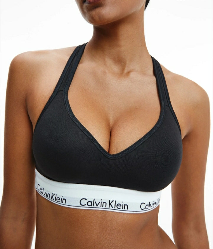 Calvin Klein - Padded Modern Cotton Bralette : Black